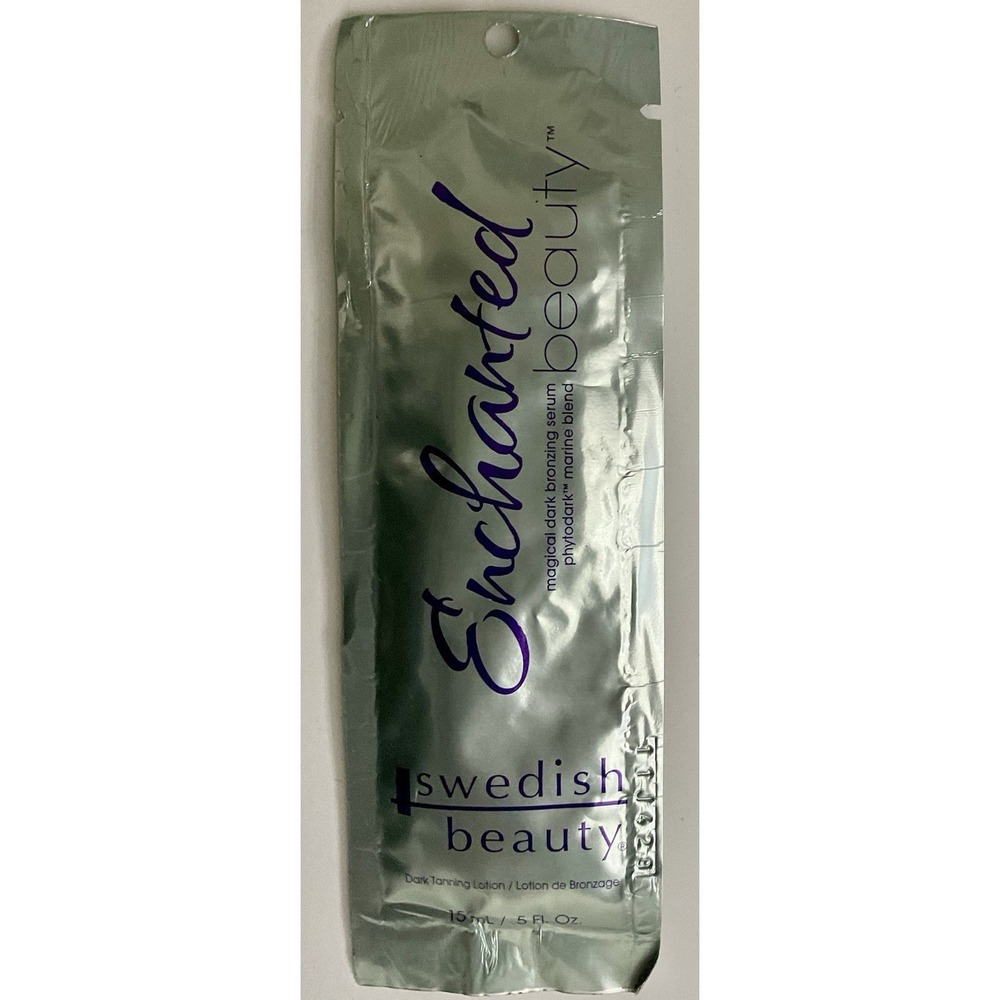 Swedish Beauty ENCHANTED Dark Bronzer Serum Tan Tanner Tanning Bed Lotion .5oz
